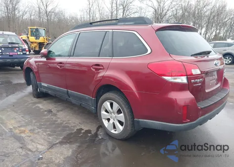 2011 Subaru Outback 2.5I Limited z USA, uszkodzony, nr VIN 4S4BRBKC9B3400069